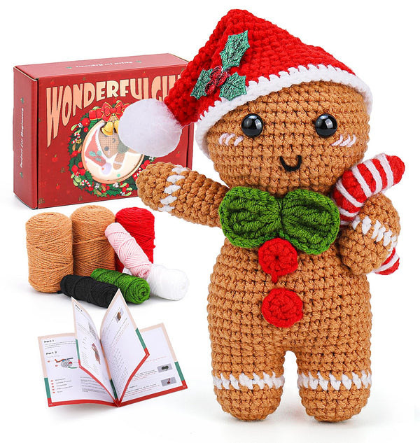 Christmas Crochet Kits Crochet Craft Set for Fireplaces Christmas Gift Gift